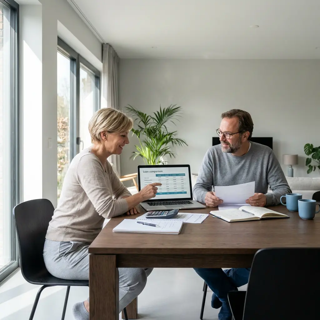 Vergelijken van verschillende persoonlijke leningen
